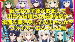 【フェチ】 戦う女の子たちが敗北して甲冑を破壊され恥部を晒す場面を覗き見してみませんか？FE編 【d_284126】