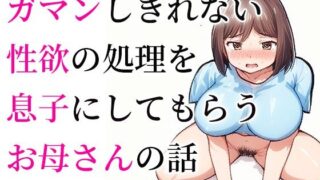 【フェチ】 ガマンしきれない性欲の処理を息子にしてもらうお母さんの話 【d_457323】