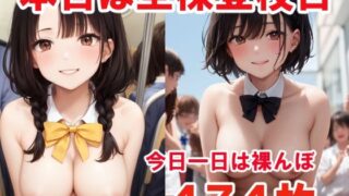 【フェチ】 はだかんぼ学園 本日は全裸登校日！裸の女子●●が上も下もさらけ出す一日！ 【d_274717】