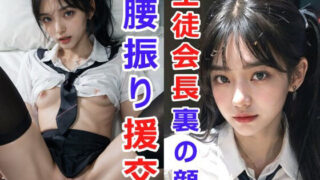【フェチ】 生徒会長裏の顔〜腰振り援交〜 【d_296458】