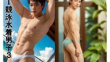 【フェチ】 AI競泳水着男子3 【d_392429】