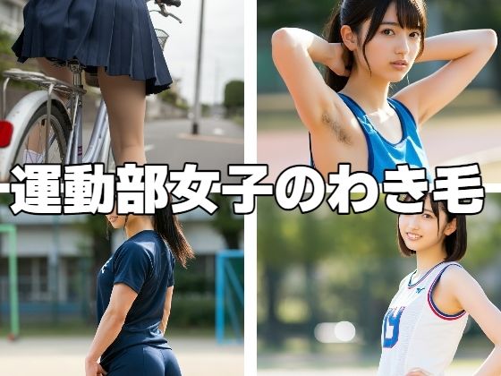 【フェチ】 運動部女子のわき毛 【d_465425】