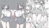 【フェチ】 モモとサクラの乳比べ 【d_199486】
