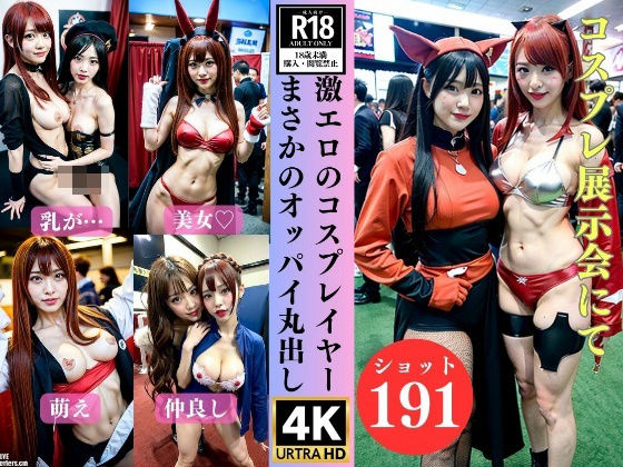 【フェチ】 激エロのコスプレイヤー〜展示会でオッパイ丸出し191人〜 【d_340412】