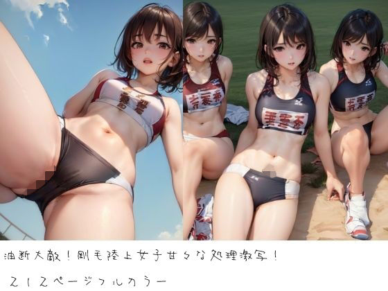 【フェチ】 油断大敵！剛毛陸上女子甘々な処理激写！ 【d_360321】