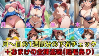 【フェチ】 決闘女子＋α 下着チェック/現代下着IF V4.5【陰毛あり版】 【d_615442】