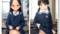 【フェチ】 『制服少女すじ見せファイル』 【d_623449】