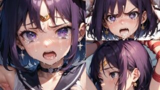 【フェチ】 敗北・号泣 セーラーサターン（妊娠前＆妊娠後ボテ腹） 【d_628495】