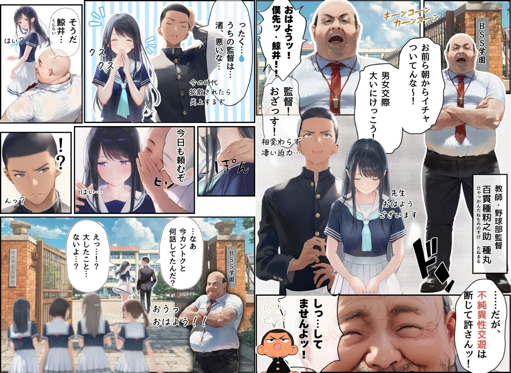 【フェチ】 想いを寄せていた幼馴染みが中年メタボ教師（BMI40）と肉体関係だった件 【d_656846】