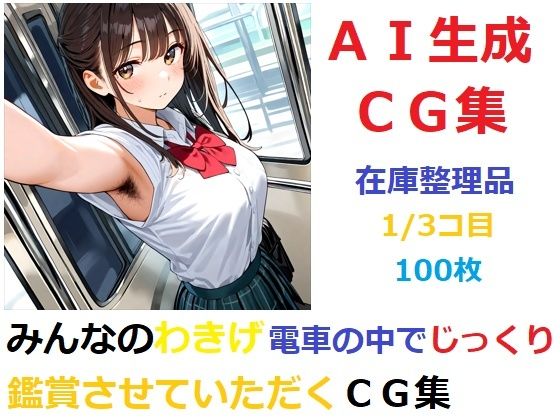 【フェチ】 【在庫整理品】みんなのわきげ電車の中でじっくり鑑賞させていただくCG集1/3コ目 【d_671805】